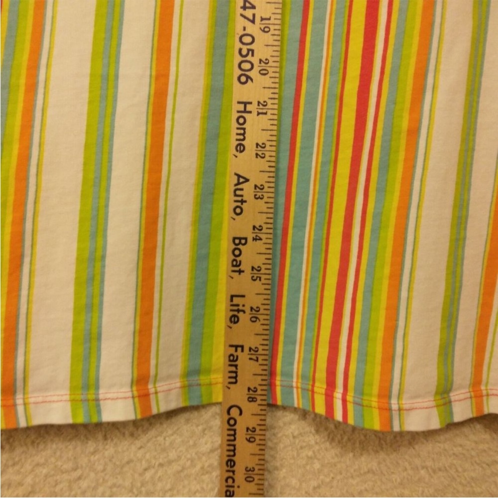 Vintage Guess rainbow striped shirt, EUC - Picture 6 of 6